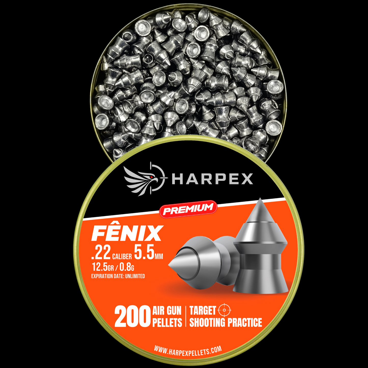 Fênix Premium .22 Caliber - 200 pellets