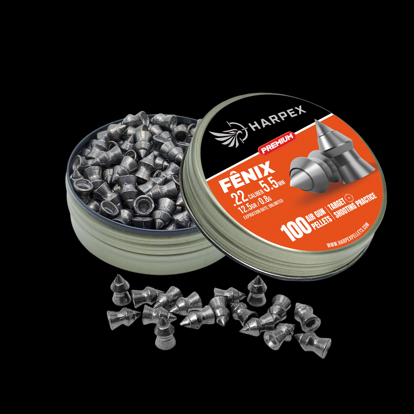 Fênix Premium .22 Caliber - 100 pellets