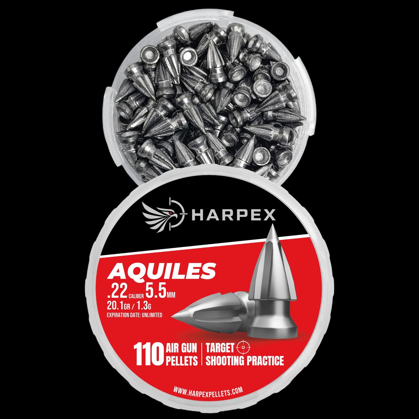 Aquiles .22 Caliber - 110 pellets