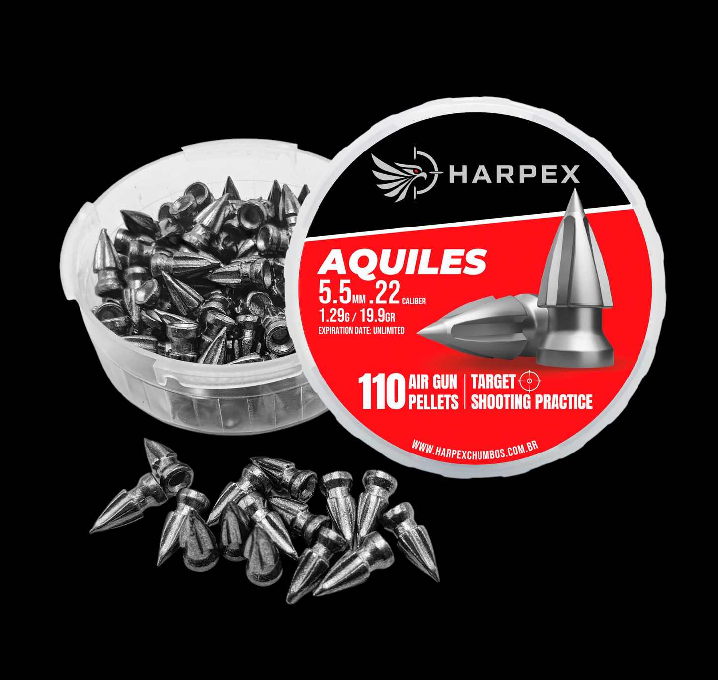 Aquiles .22 Caliber - 110 pellets