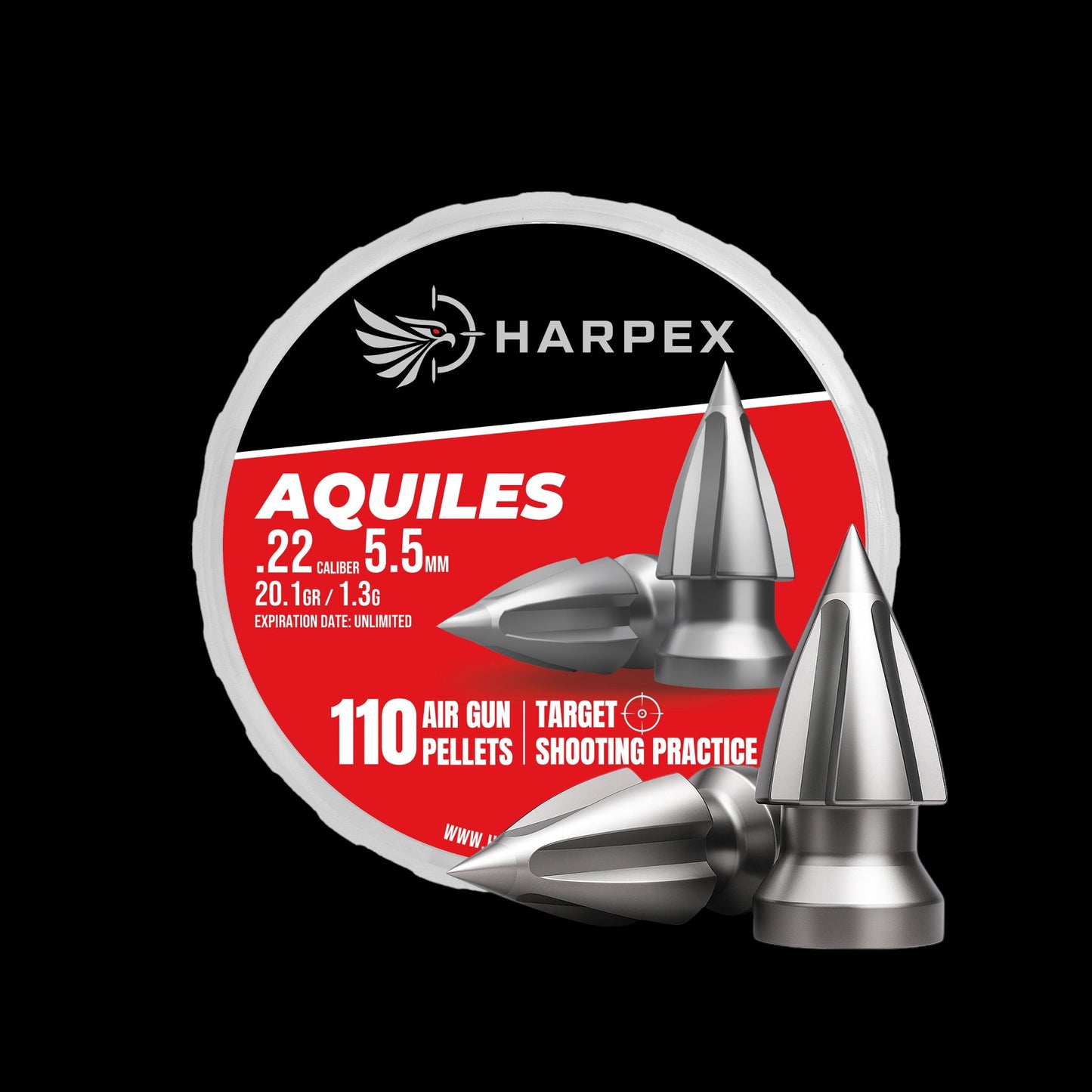 Aquiles .22 Caliber - 110 pellets