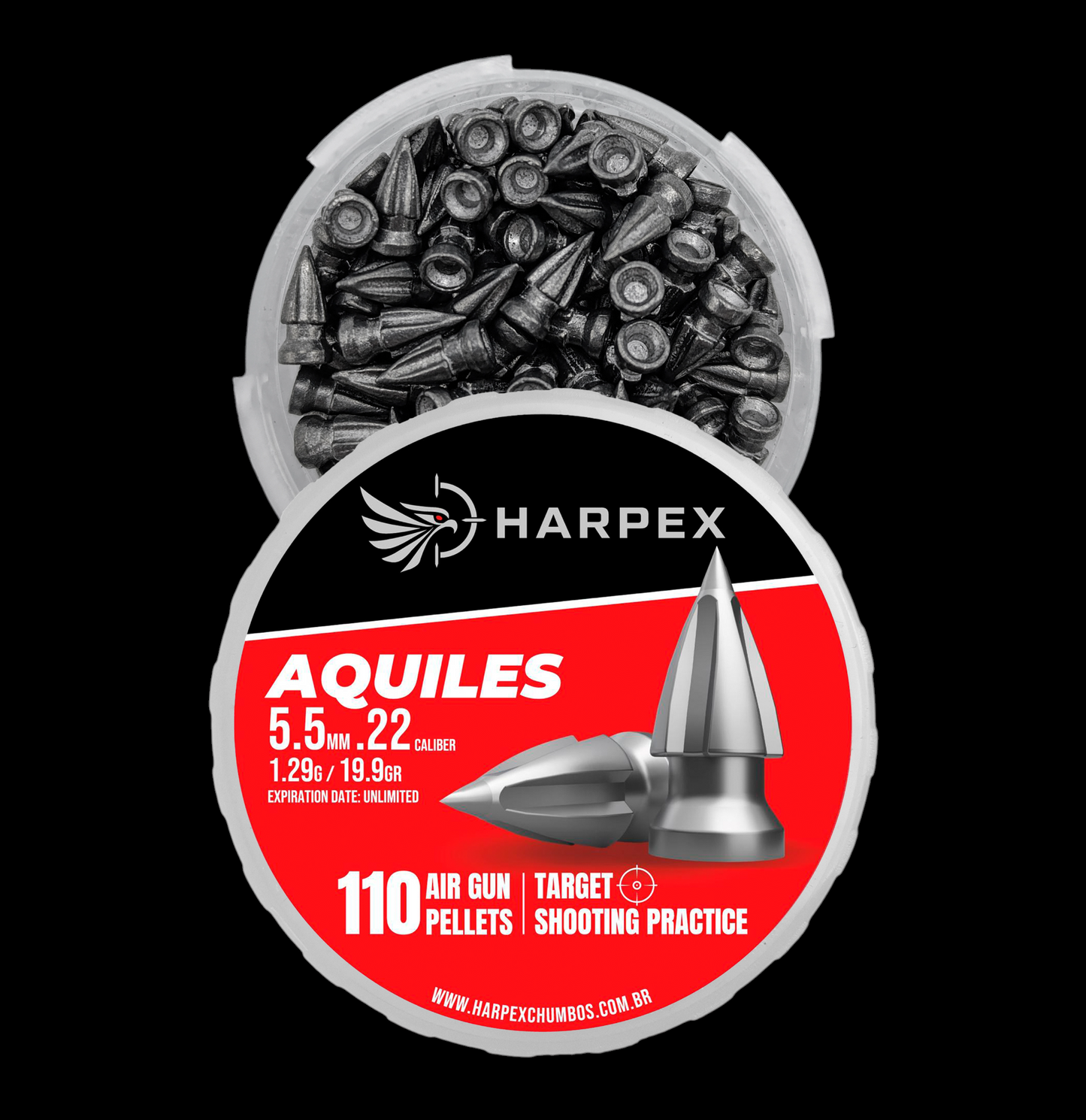 Aquiles .22 Caliber - 110 pellets