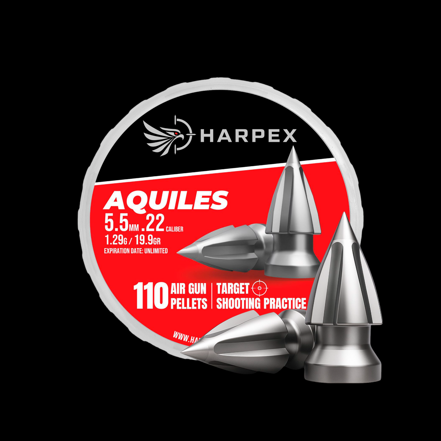 Aquiles .22 Caliber - 110 pellets