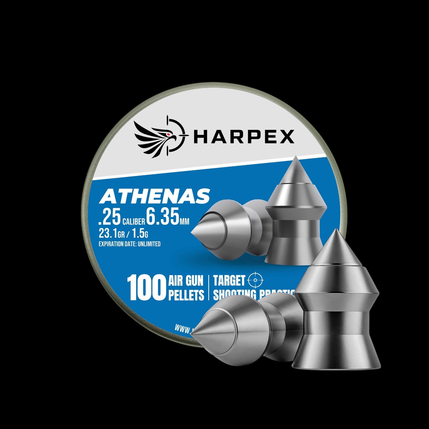 Athenas .25 Caliber - 100 pellets