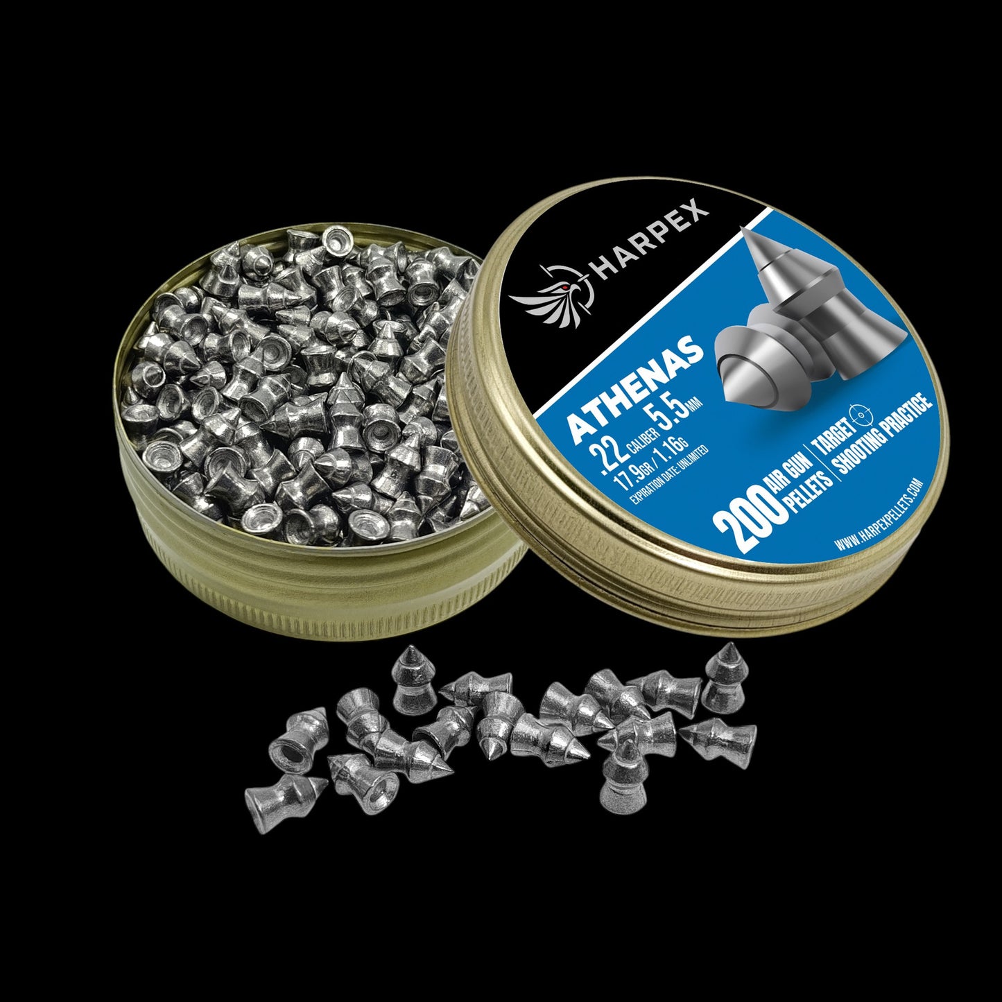 Athenas .22 Caliber - 200 pellets