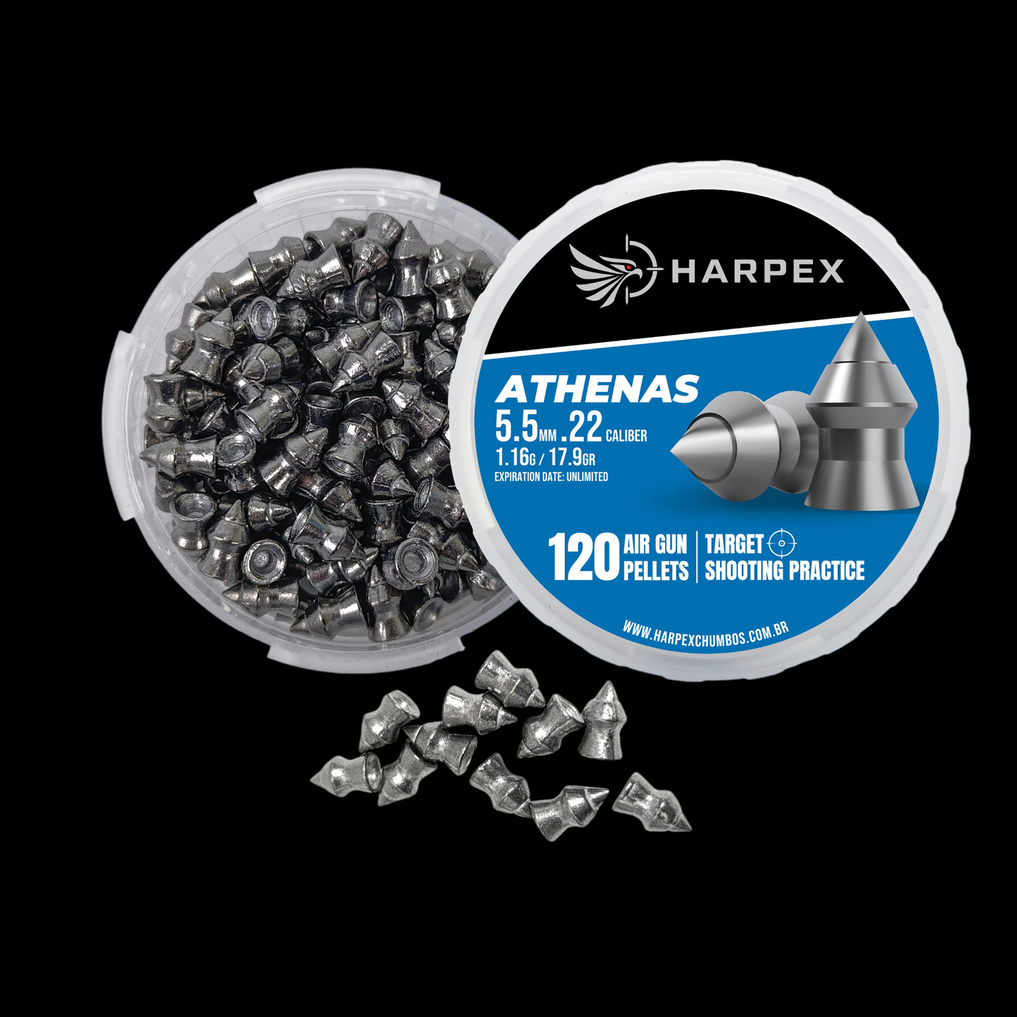 Athenas .22 Caliber - 120 pellets