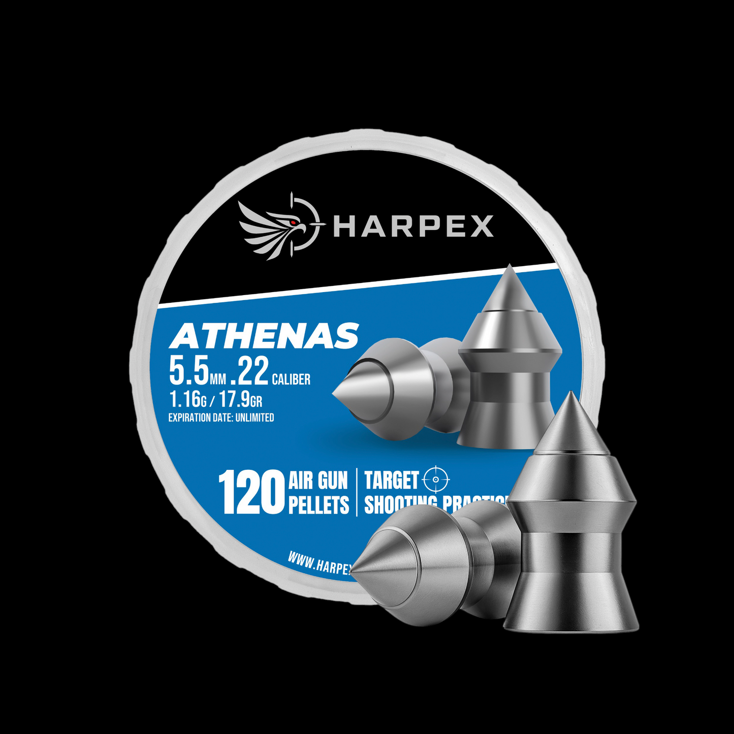 Athenas .22 Caliber - 120 pellets