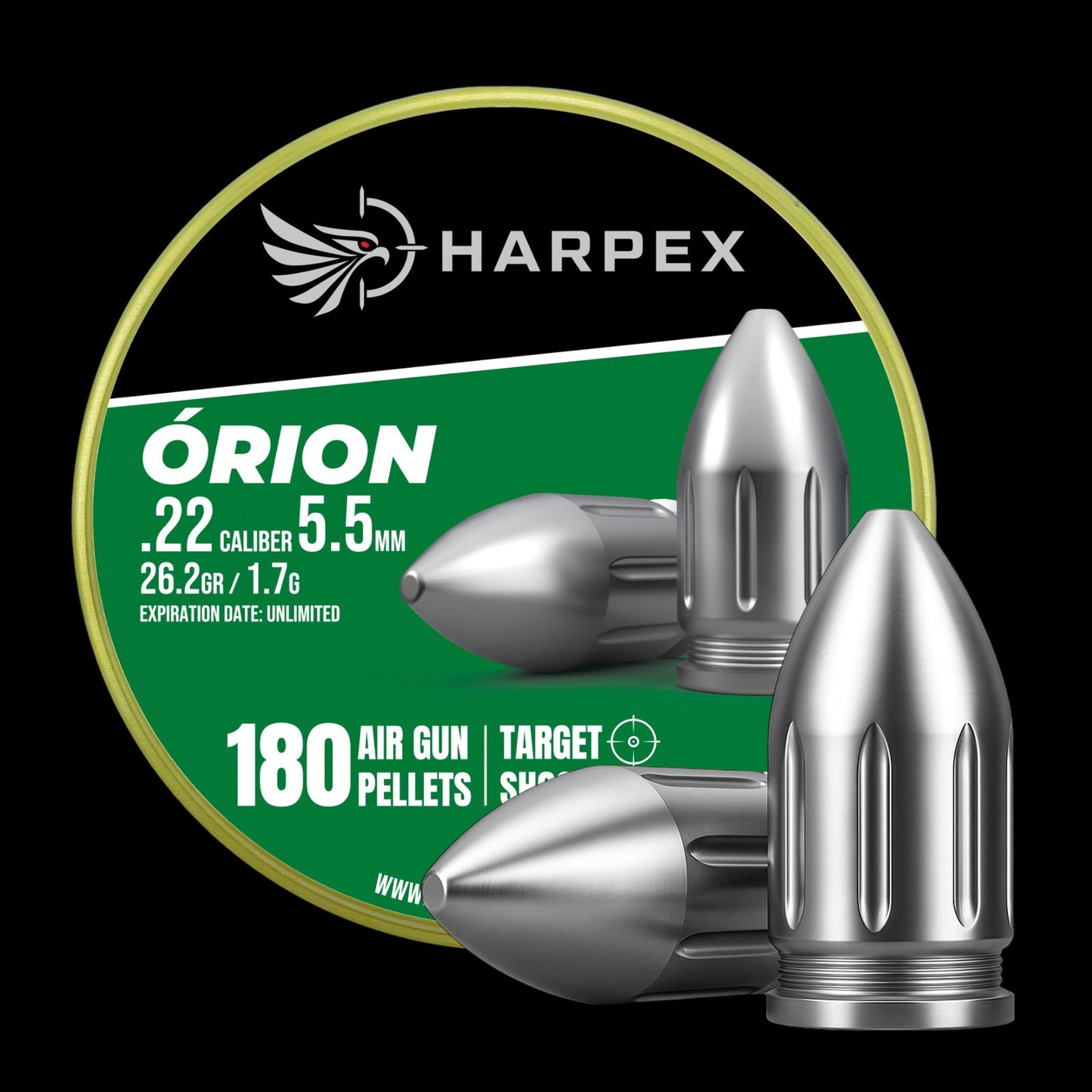 Orion .22 Caliber - 180 pellets