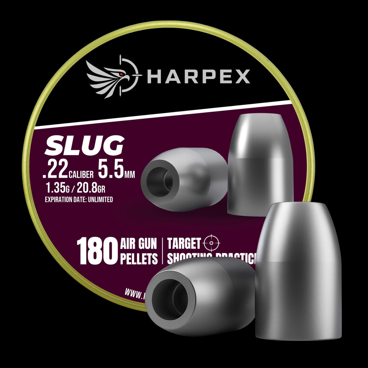 Slug .22 Caliber - 180 pellets
