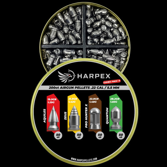 Combo Pack 4 - .22 Caliber - 200 pellets
