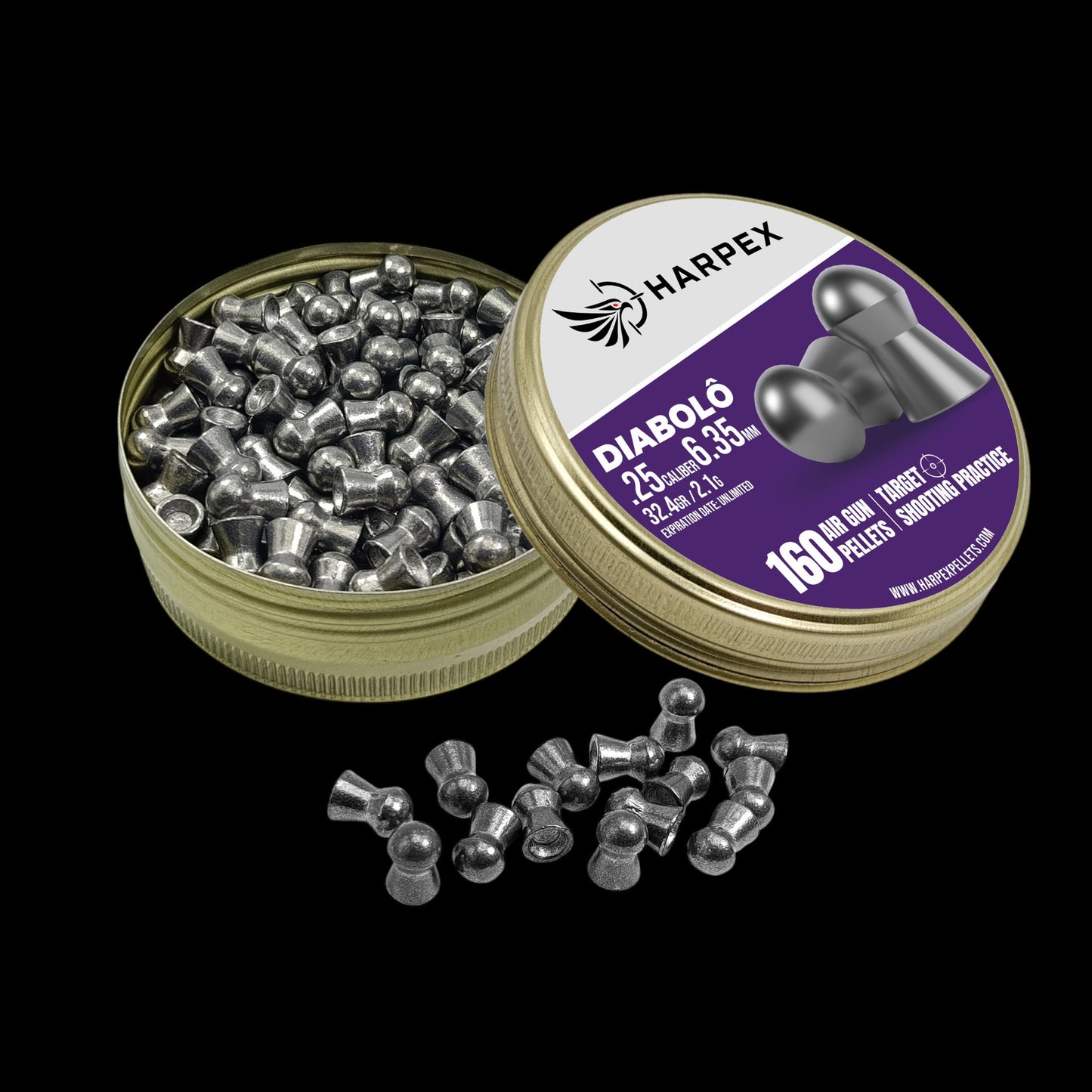 Diabolo .25 Caliber - 160 pellets