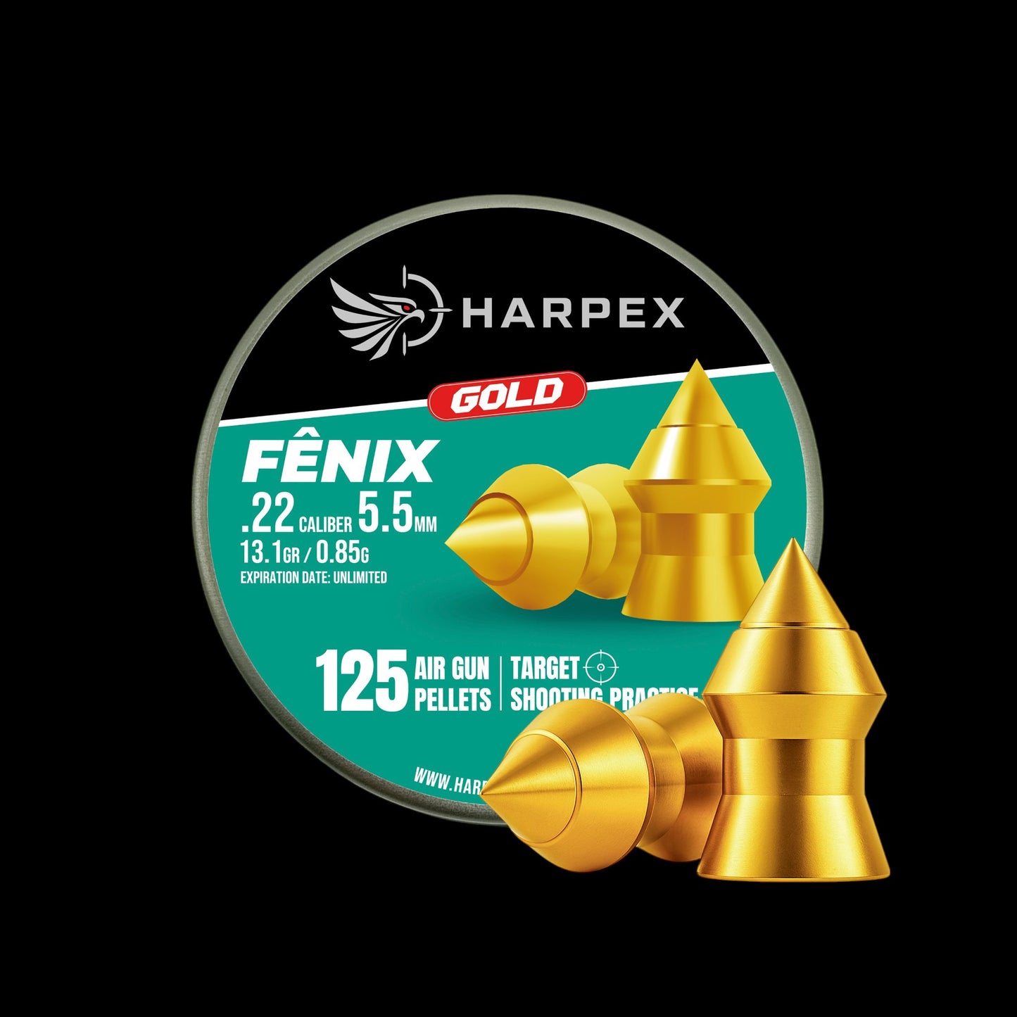 Fenix Gold .22 Caliber - 125 pellets