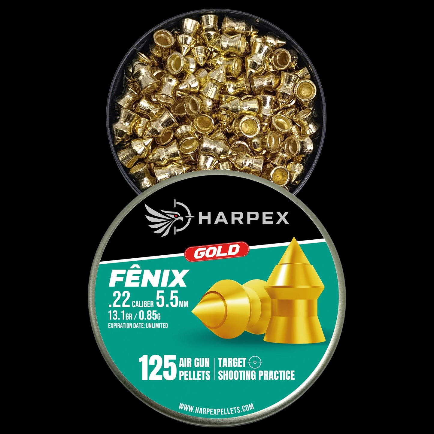 Fenix Gold .22 Caliber - 125 pellets