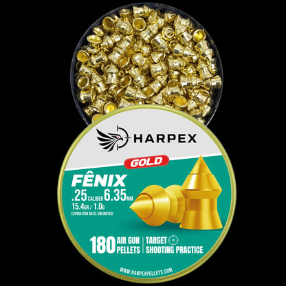Fenix Gold .25 Caliber - 180 pellets