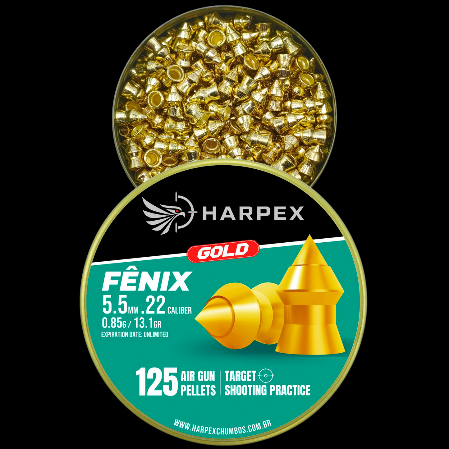 Fenix Gold .22 Caliber - 125 pellets