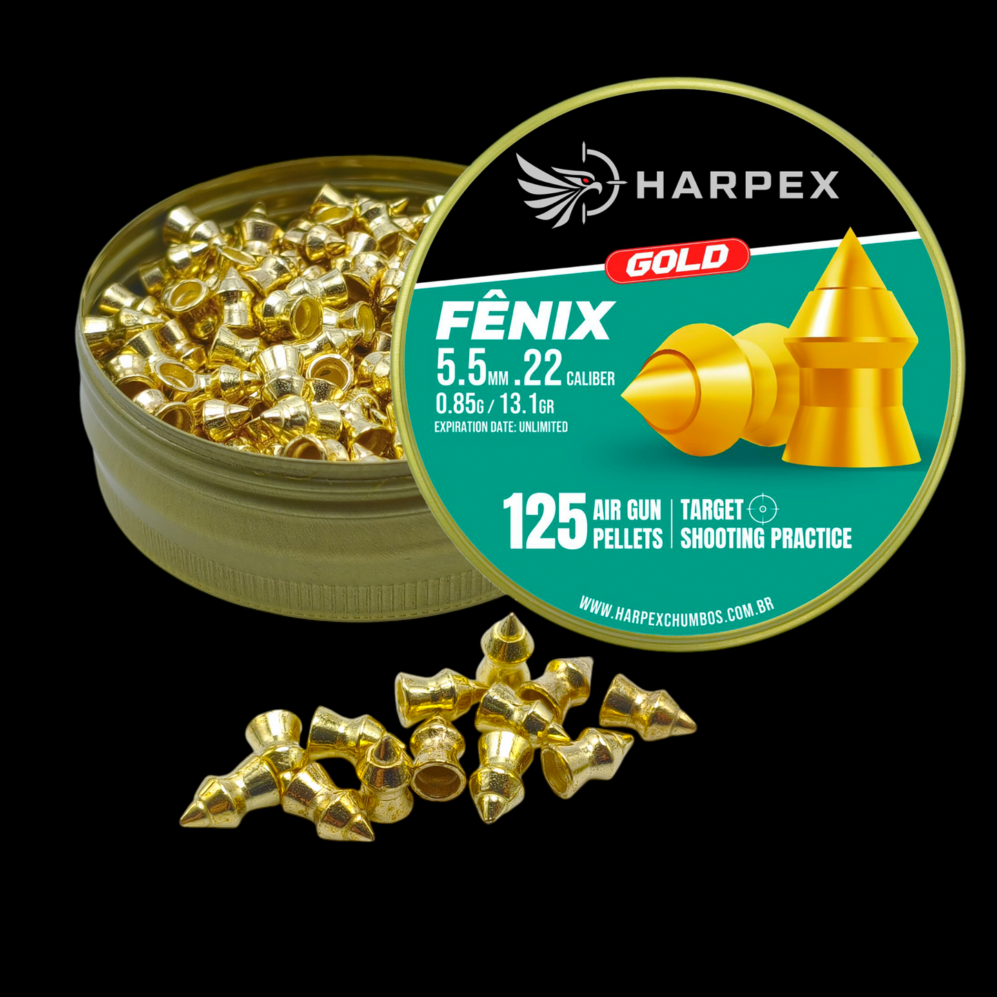 Fenix Gold .22 Caliber - 125 pellets