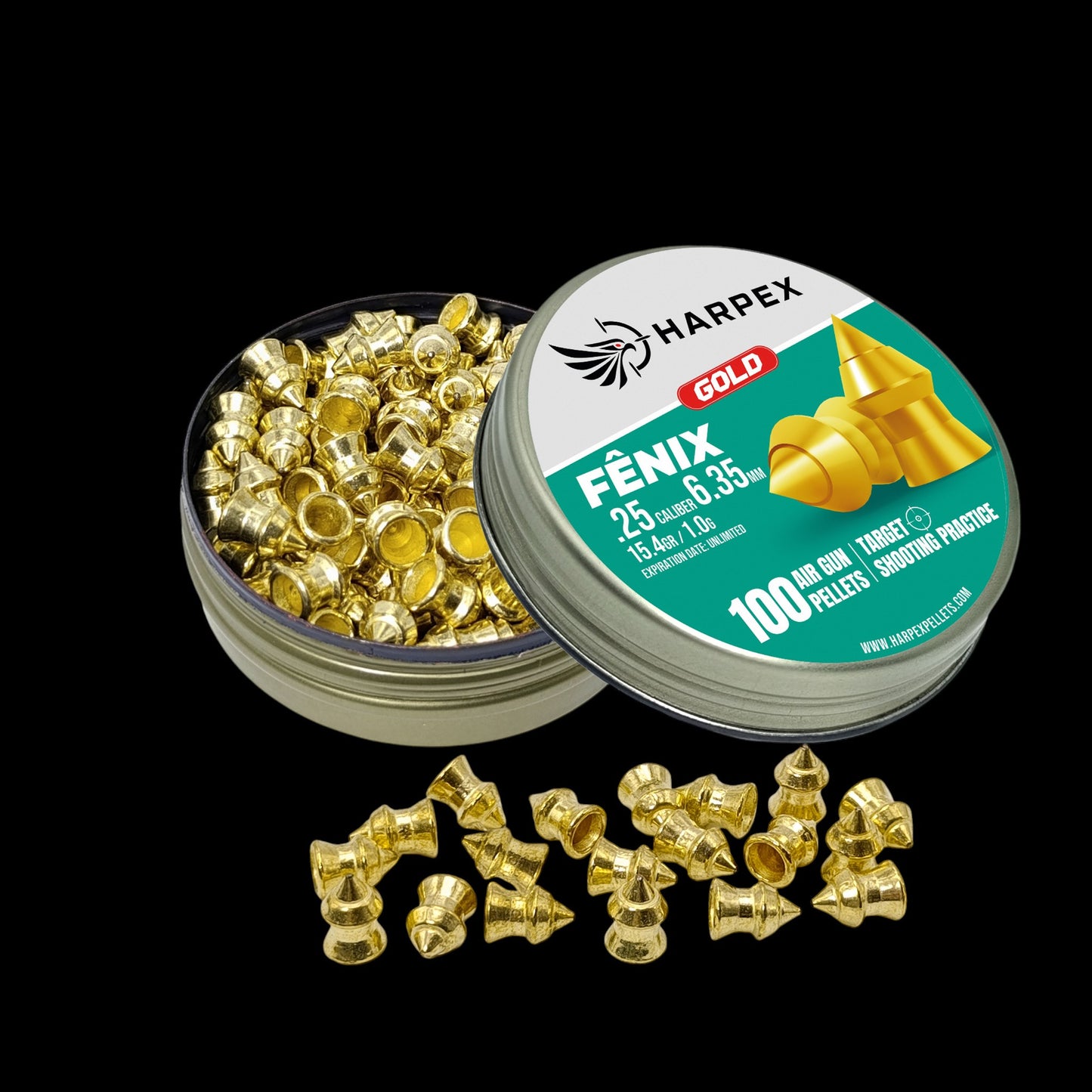 Fenix Gold .25 Caliber - 100 pellets