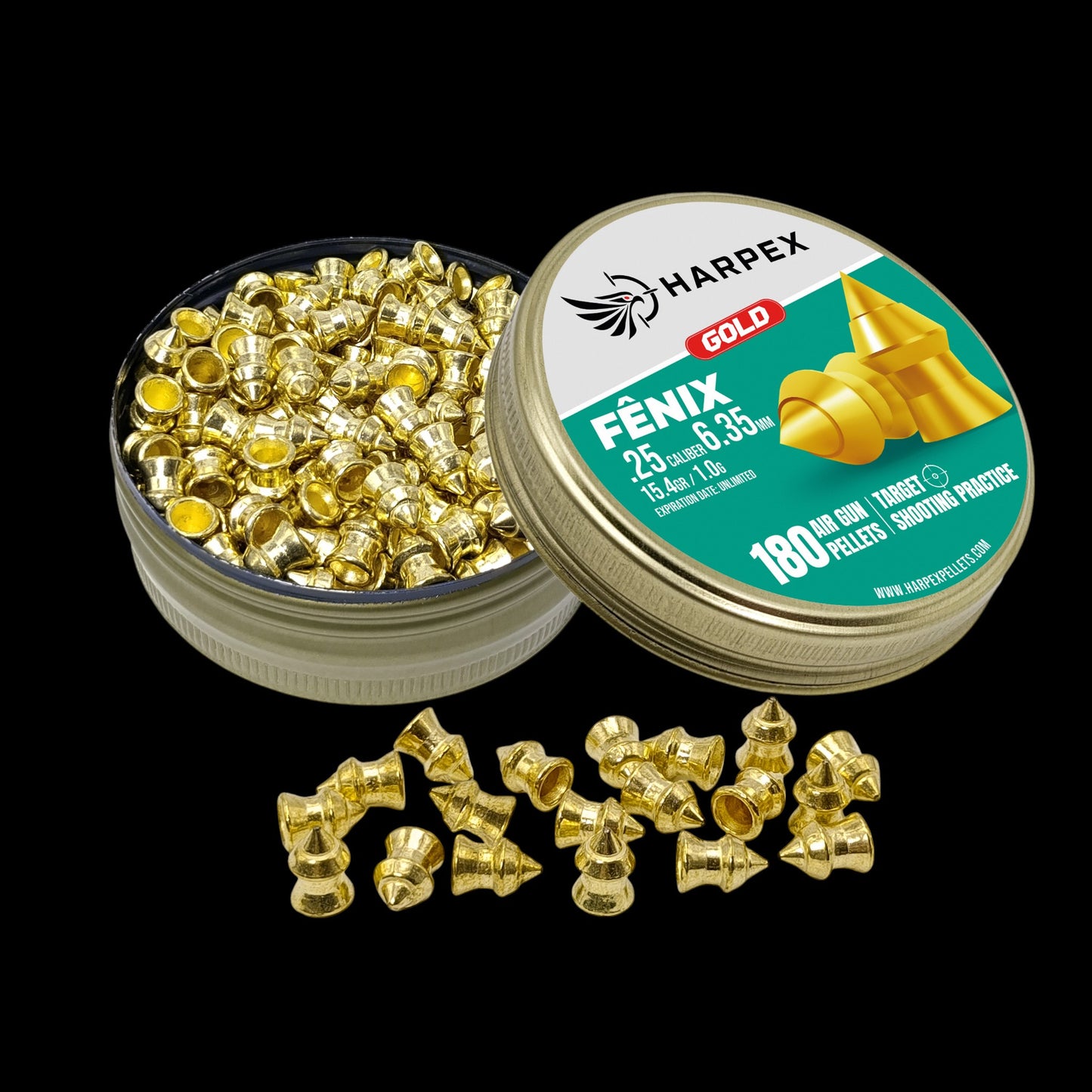 Fenix Gold .25 Caliber - 180 pellets