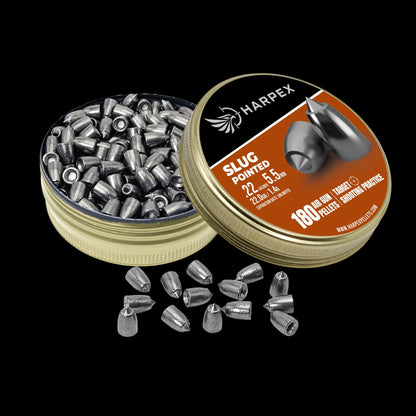 Slug Pointed .22 Caliber - 180 pellets