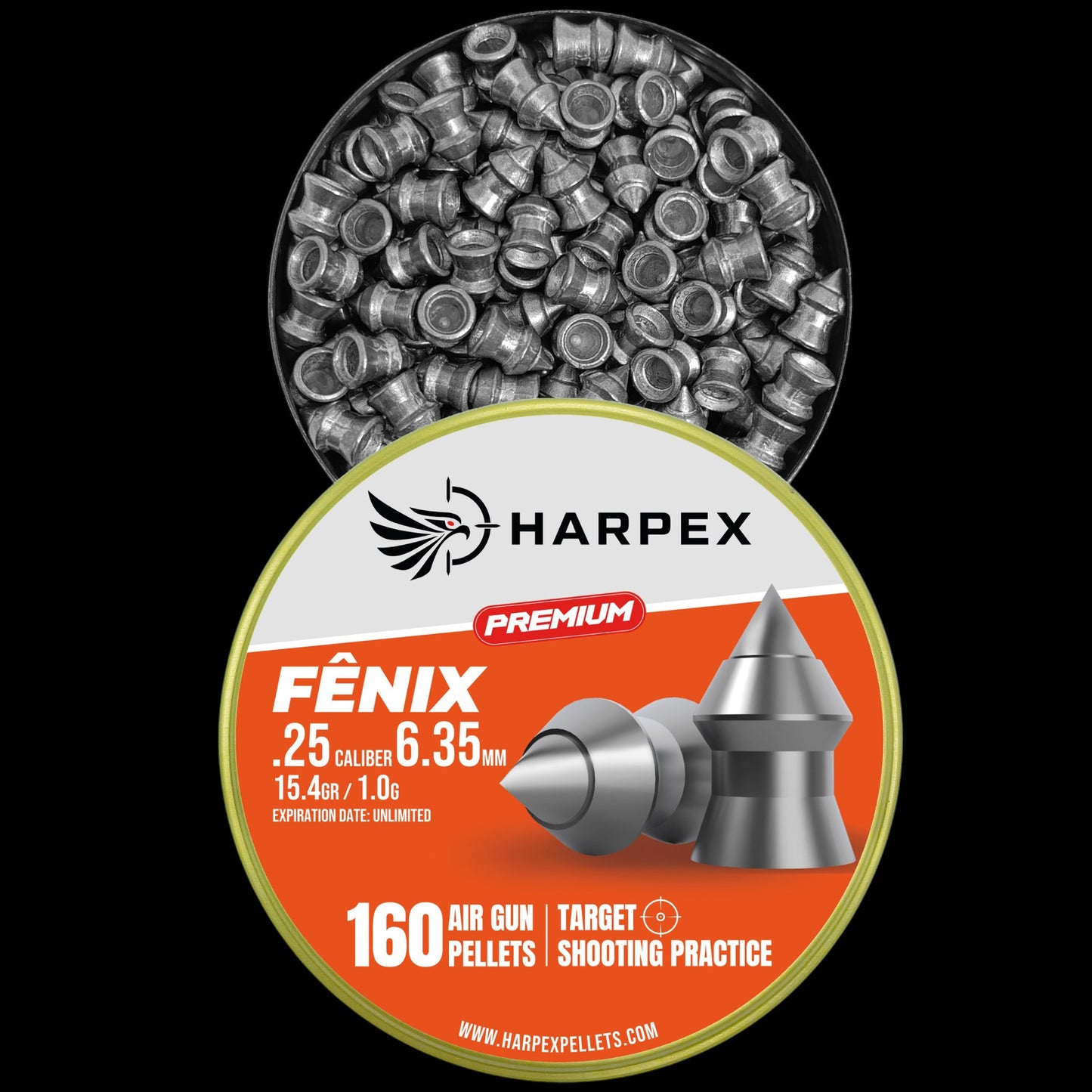 Fênix Premium .25 Caliber - 160 pellets