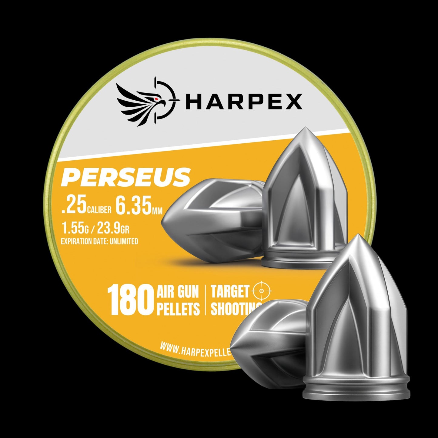 Perseus .25 Caliber - 180 pellets