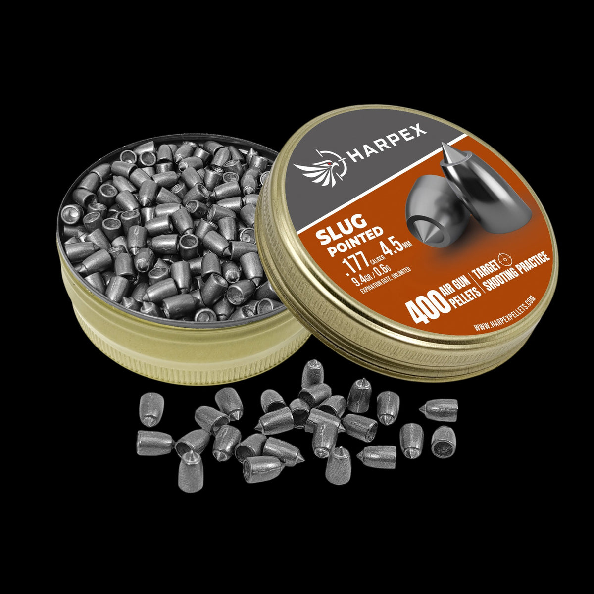 Slug Pointed .177 Caliber - 400 pellets
