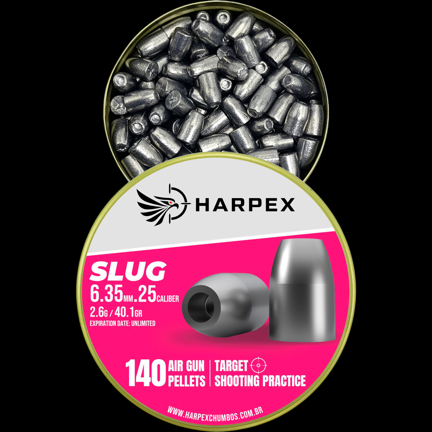 Slug .25 Caliber - 140 pellets