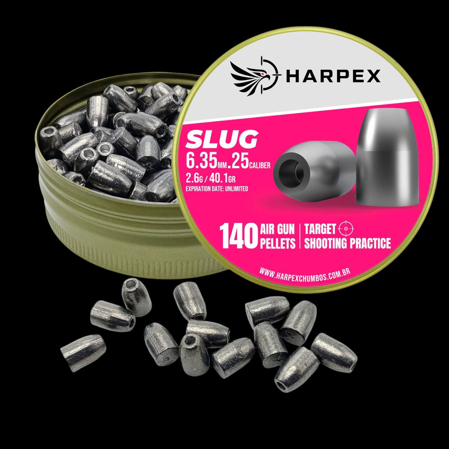 Slug .25 Caliber - 140 pellets