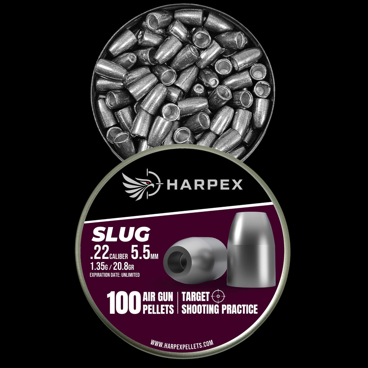 Slug .22 Caliber - 100 pellets
