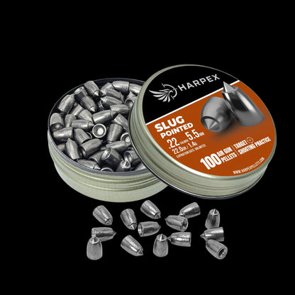 Slug Pointed .22 Caliber - 100 pellets