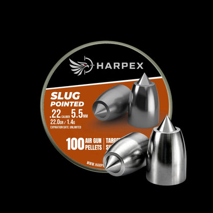 Slug Pointed .22 Caliber - 100 pellets