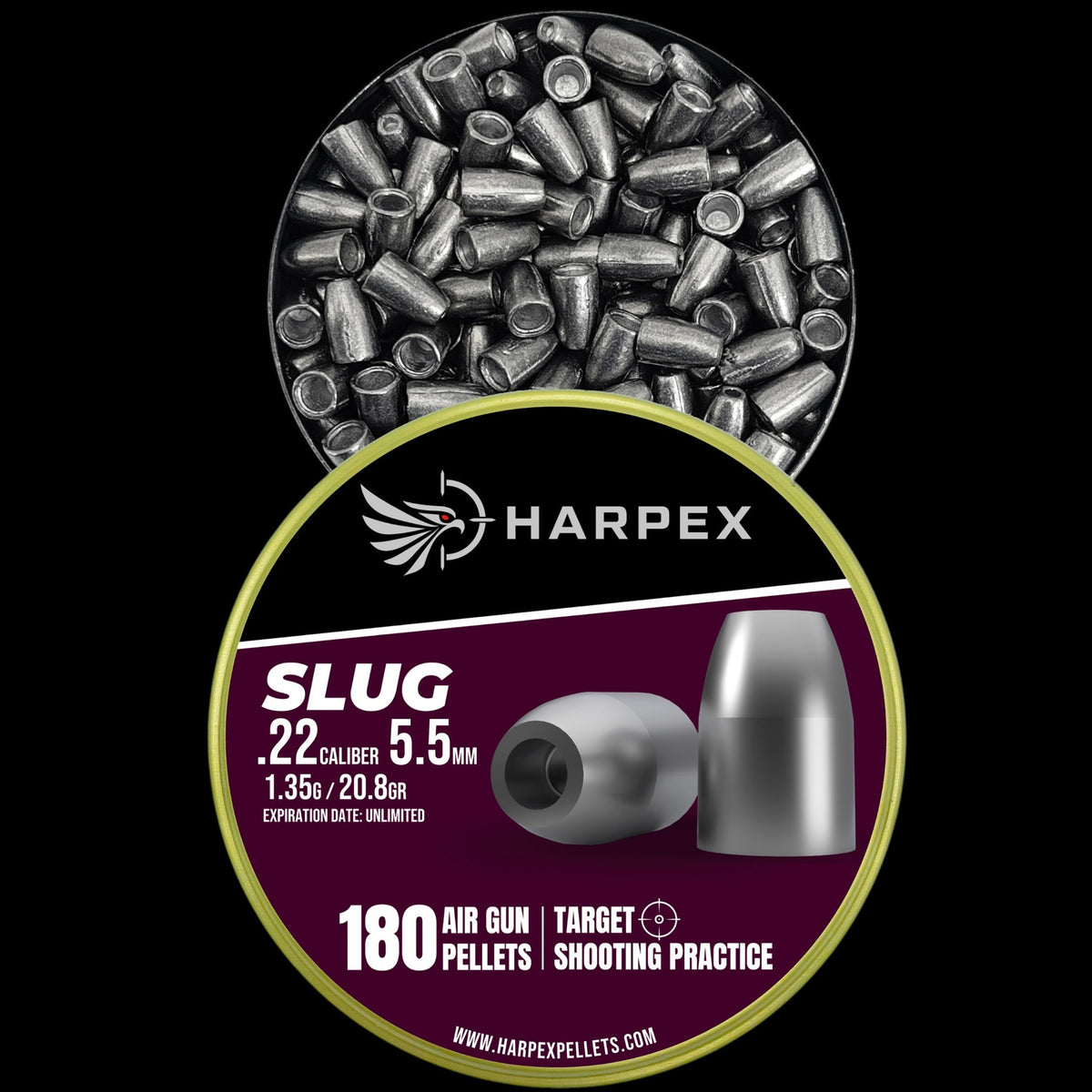Slug .22 Caliber - 180 pellets