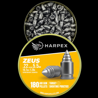 Zeus .22 Caliber - 180 pellets