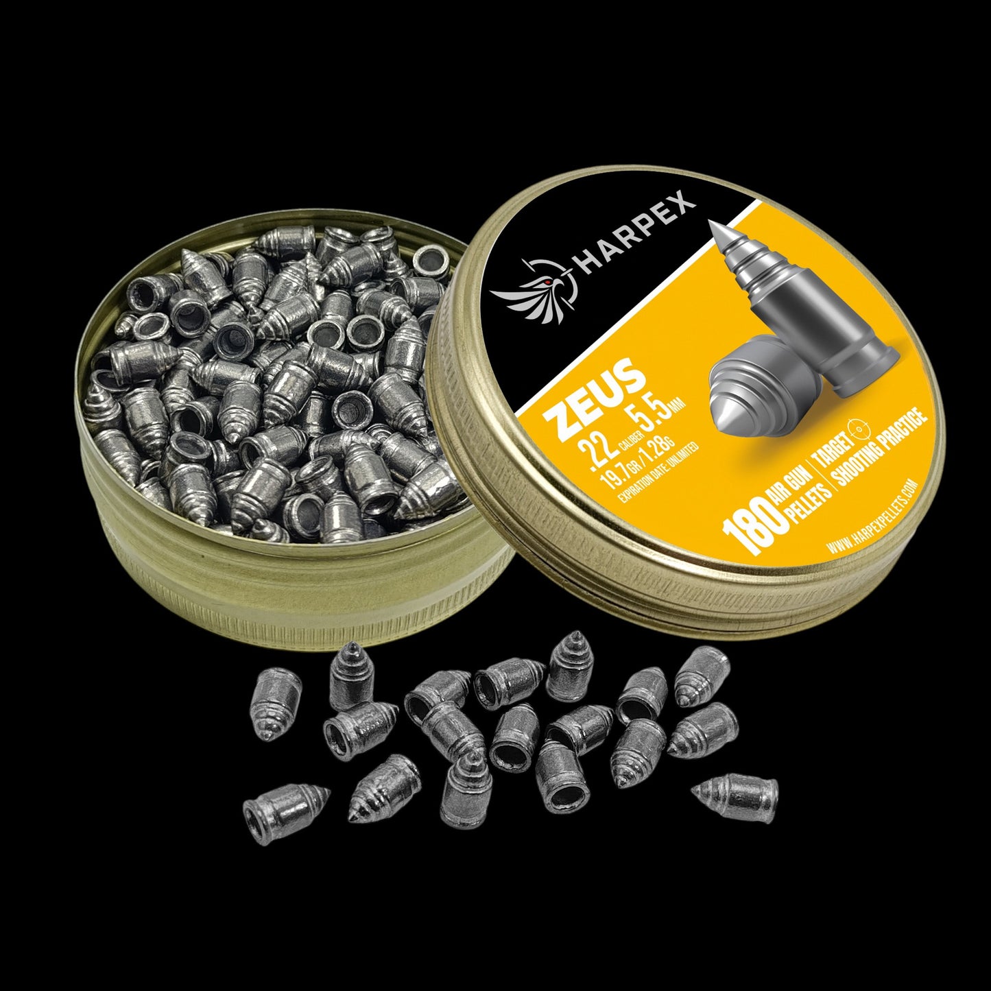 Zeus .22 Caliber - 180 pellets