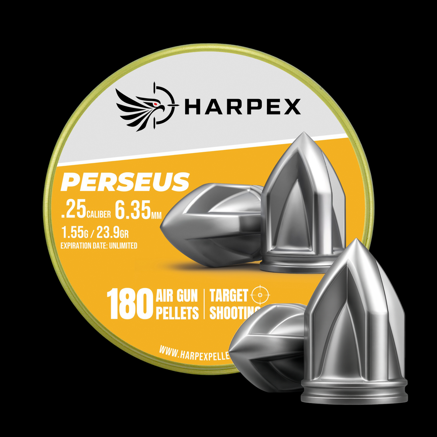 Perseus .25 Caliber - 180 pellets