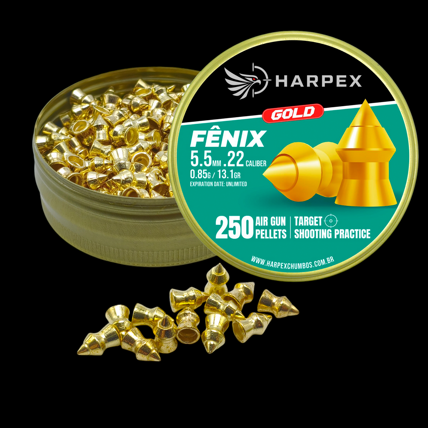 Fenix Gold .22 Caliber - 250 pellets